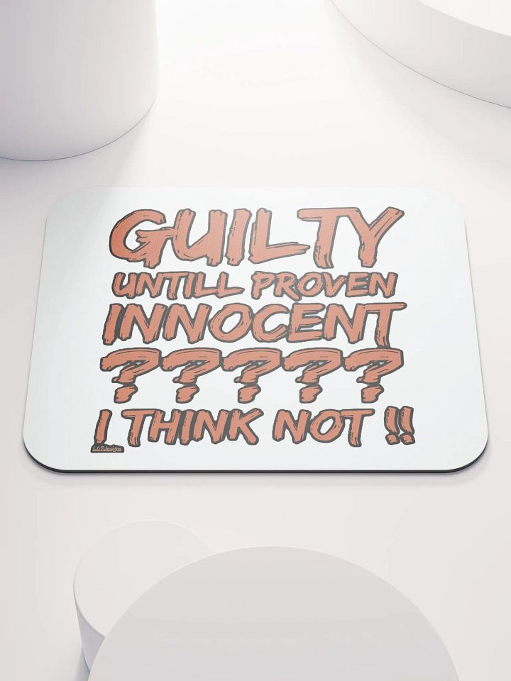 GUILTY UNTIL PROVEN INNOCENT?? I THINK NOT!! product image (1)