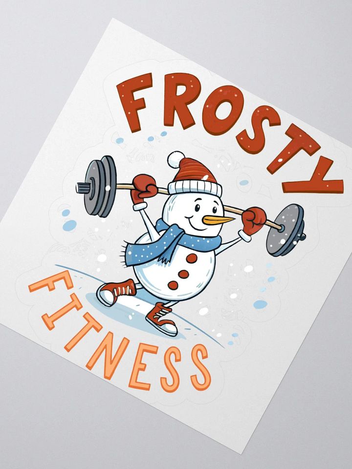 Frosty Fitness Kiss Cut Stickers product image (4)