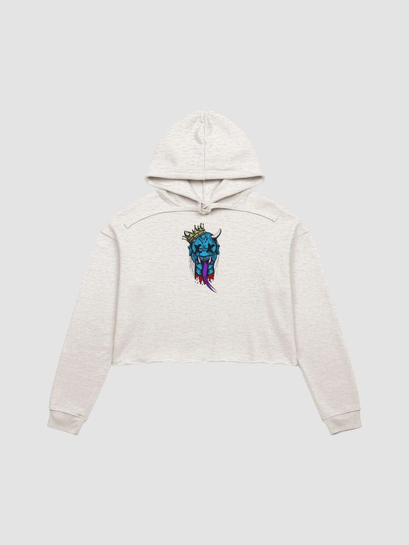 "I AM" Single Artwork Fleece Crop Hoodie