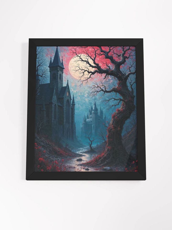 Moonlit Gothic Castle Framed Print product image (5)