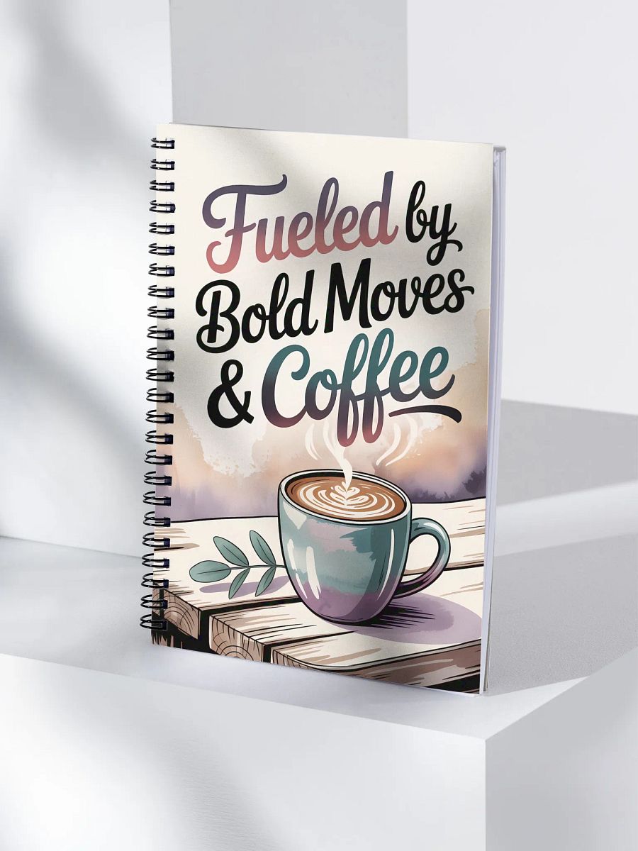 Fueled by Bold Moves and Coffee Notebook product image (4)