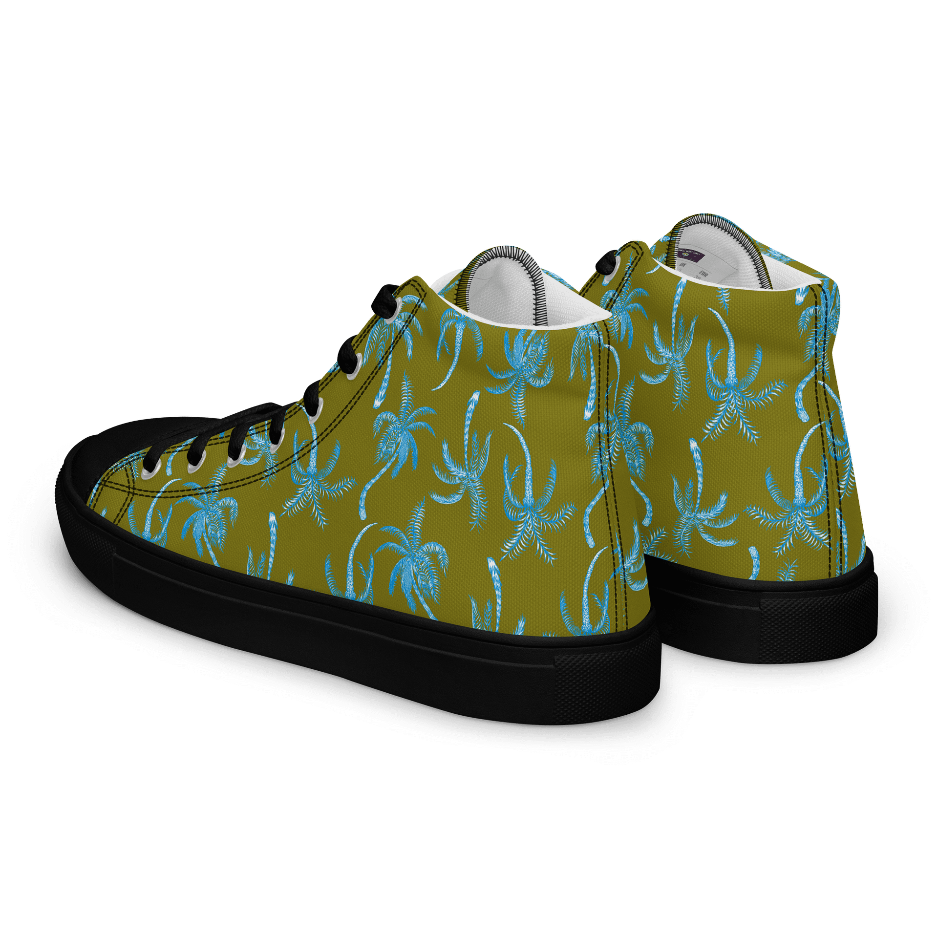 Neon Palmtree | Women's High Top Sneaker product image (7)