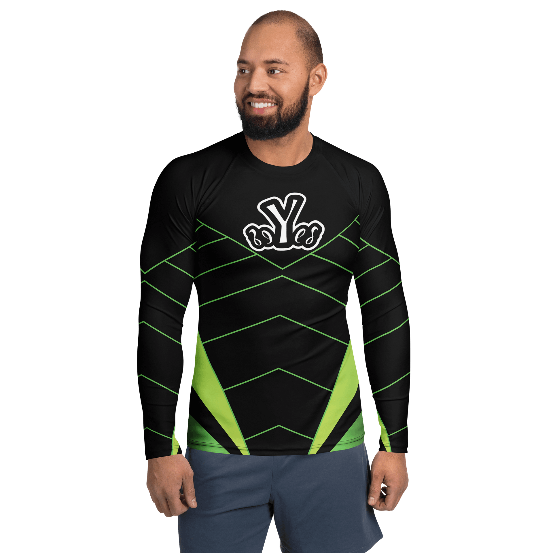 YesYes Vortex Men's Rash Guard product image (1)