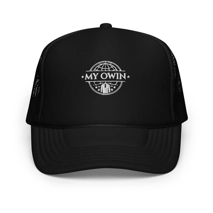 MAYOWA Pixel Emblem Trucker Hat product image (1)
