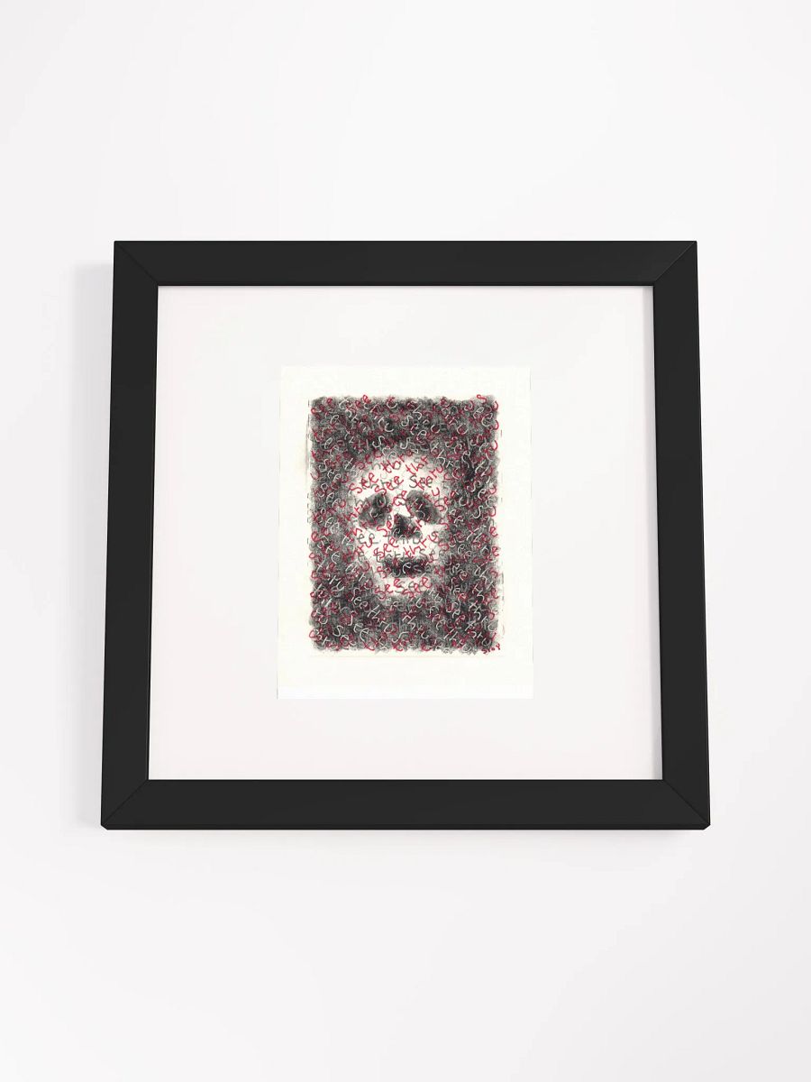 see thru Panel Card Print Framed product image (4)