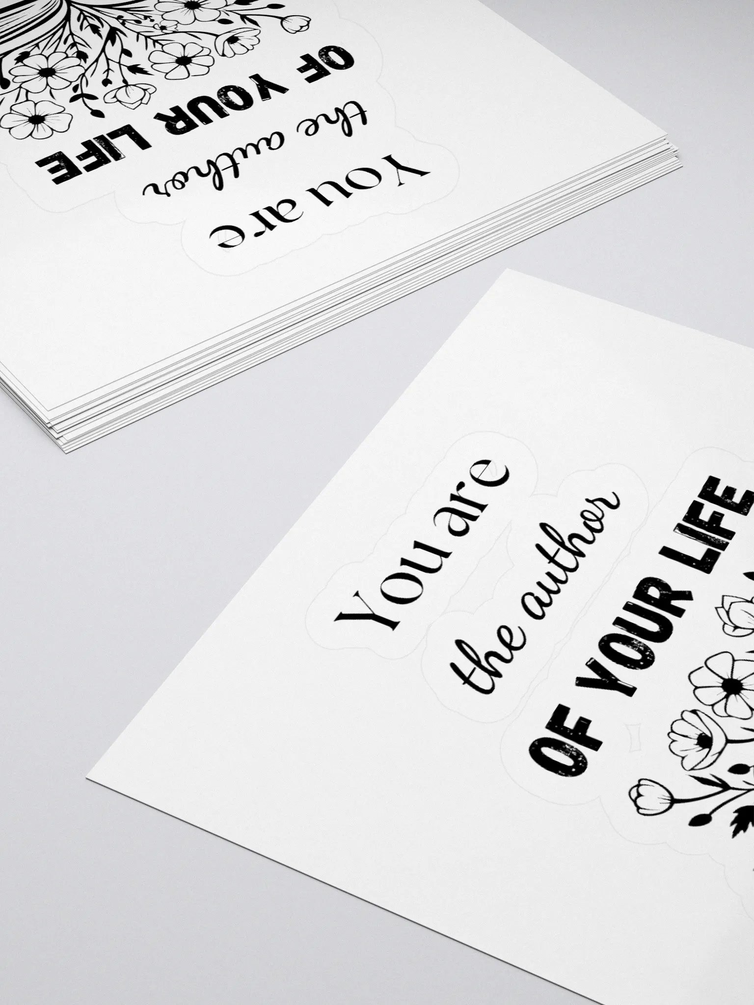 'You are the Author of Your Life' Sticker product image (12)