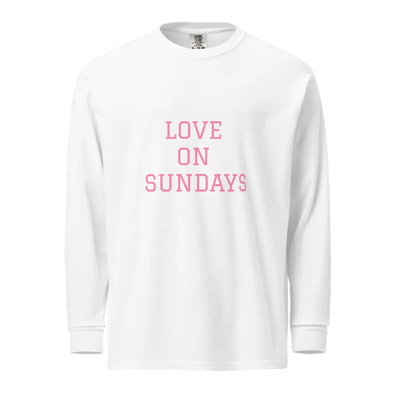 LOVE ON SUNDAYS Long Sleeve T-Shirt