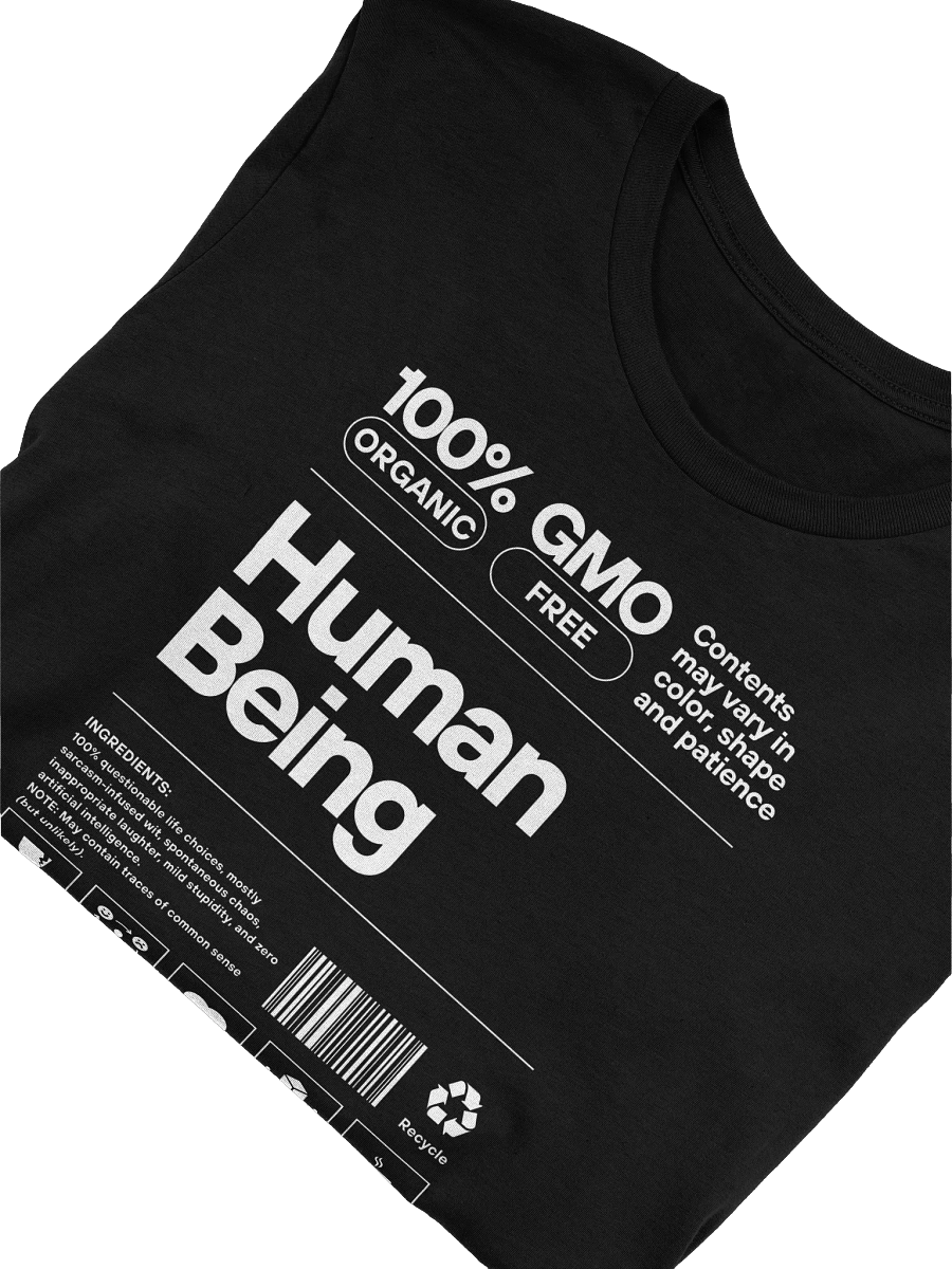 Human Being – Contents May Vary Tee (Dark) product image (3)