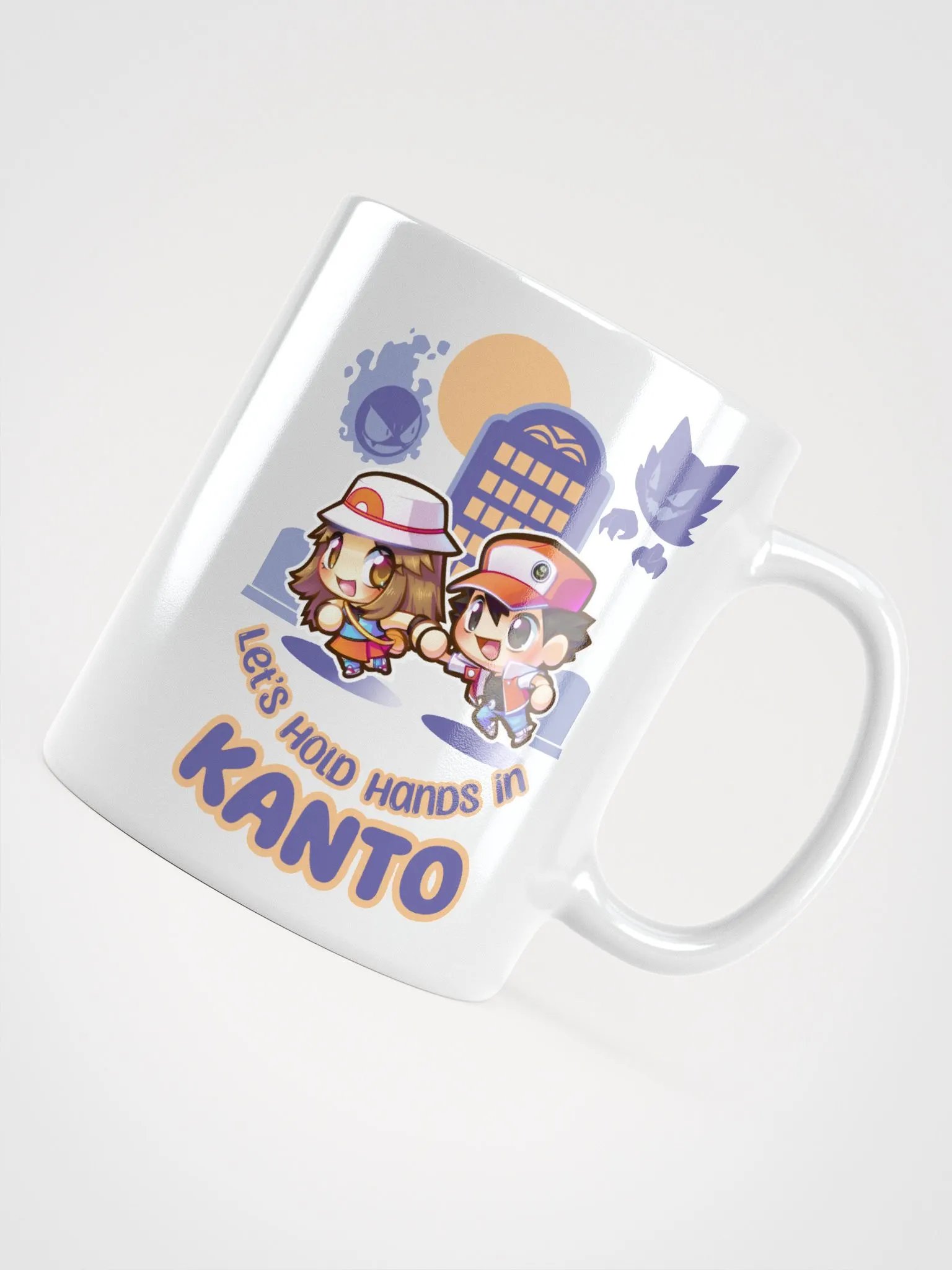 Let's Hold Hands in K Girl and Boy - Mug (White) product image (4)