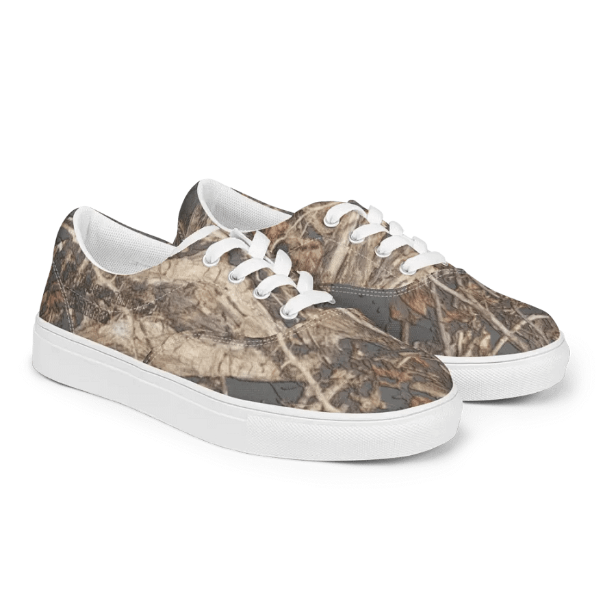 Men's Lace-Up Canvas Shoes - Dead Split - It Happennnns Camo product image (10)