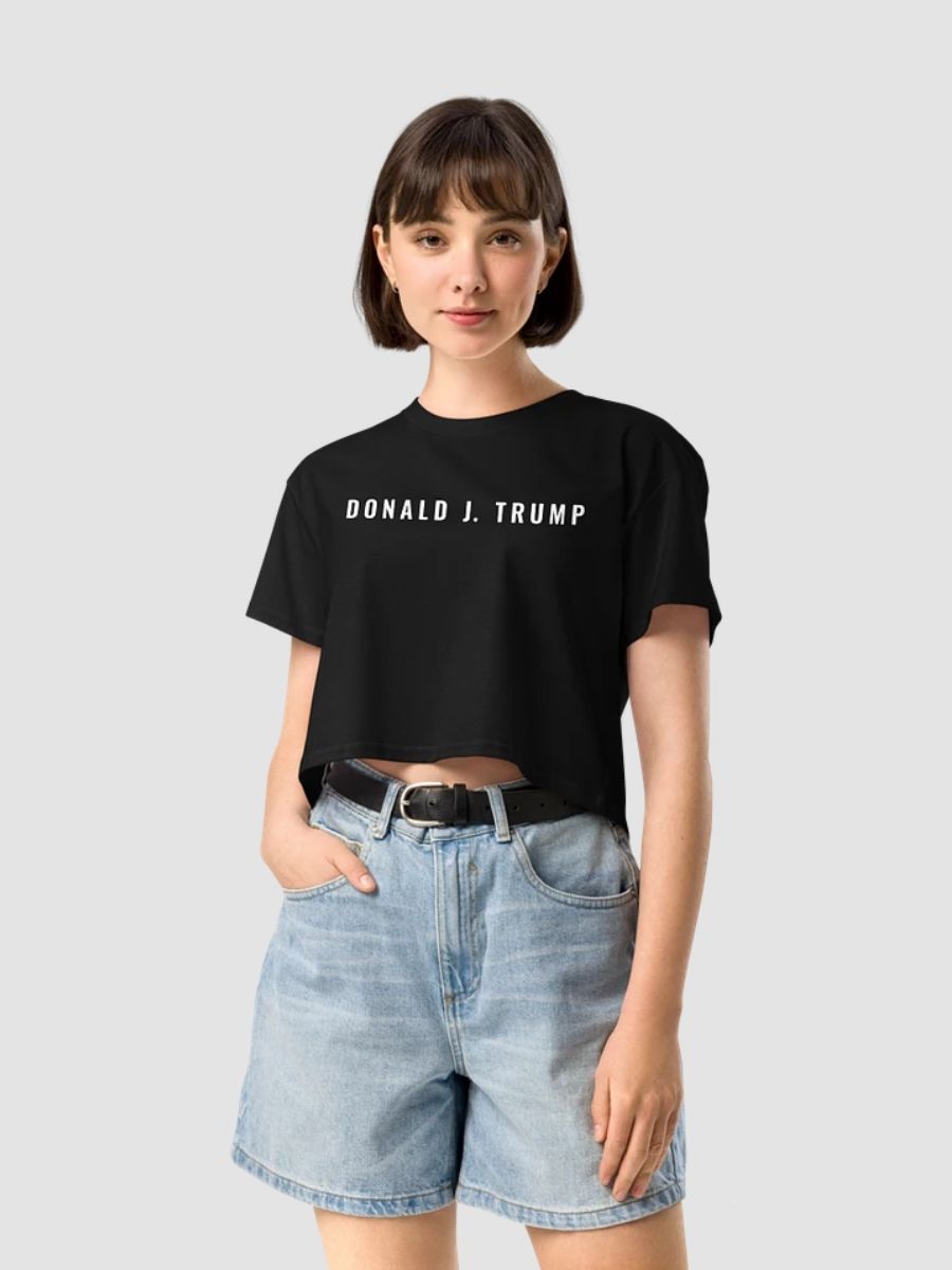 Donald J. Trump - Black Crop Top product image (4)