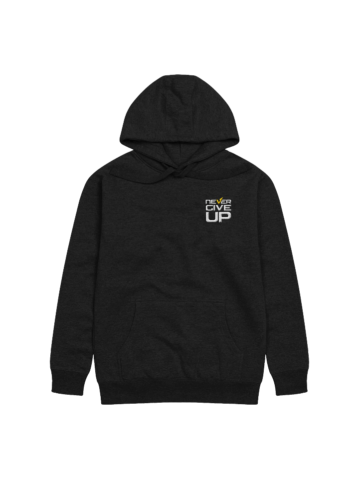 Never Give Up! Left Embroidered Hoodie product image (1)
