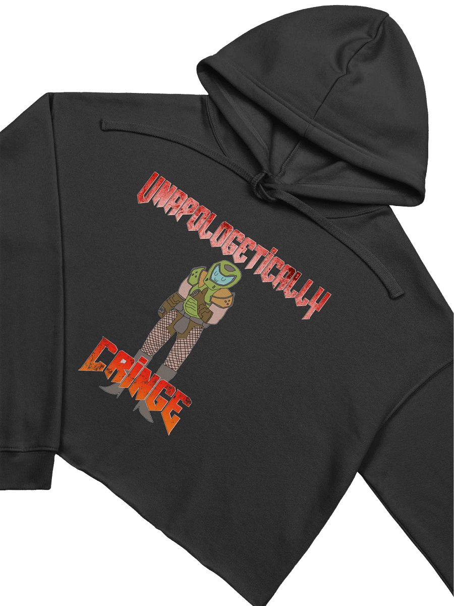 Unapologetically Cringe Crop Hoodie product image (3)