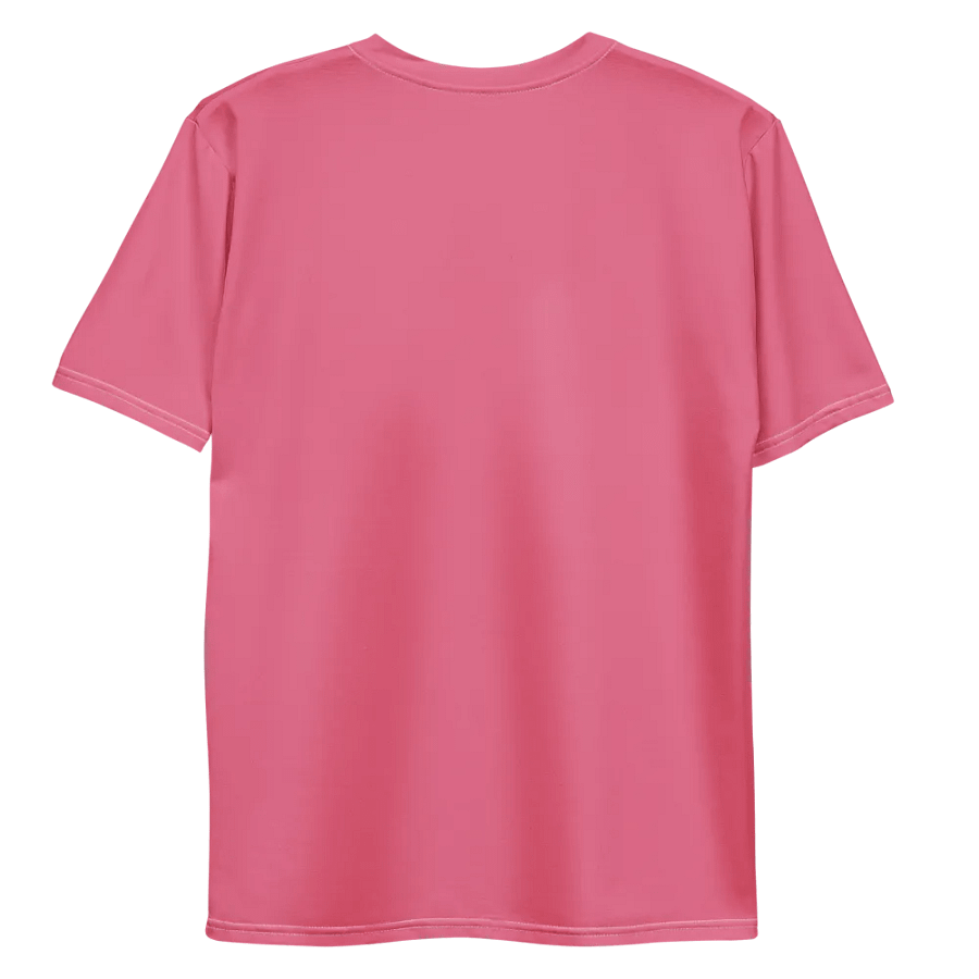 Plain Rosy Pink True Summer Men's Crewneck Polyester Heavyweight Premium T-Shirt by Treasure Pie product image (10)