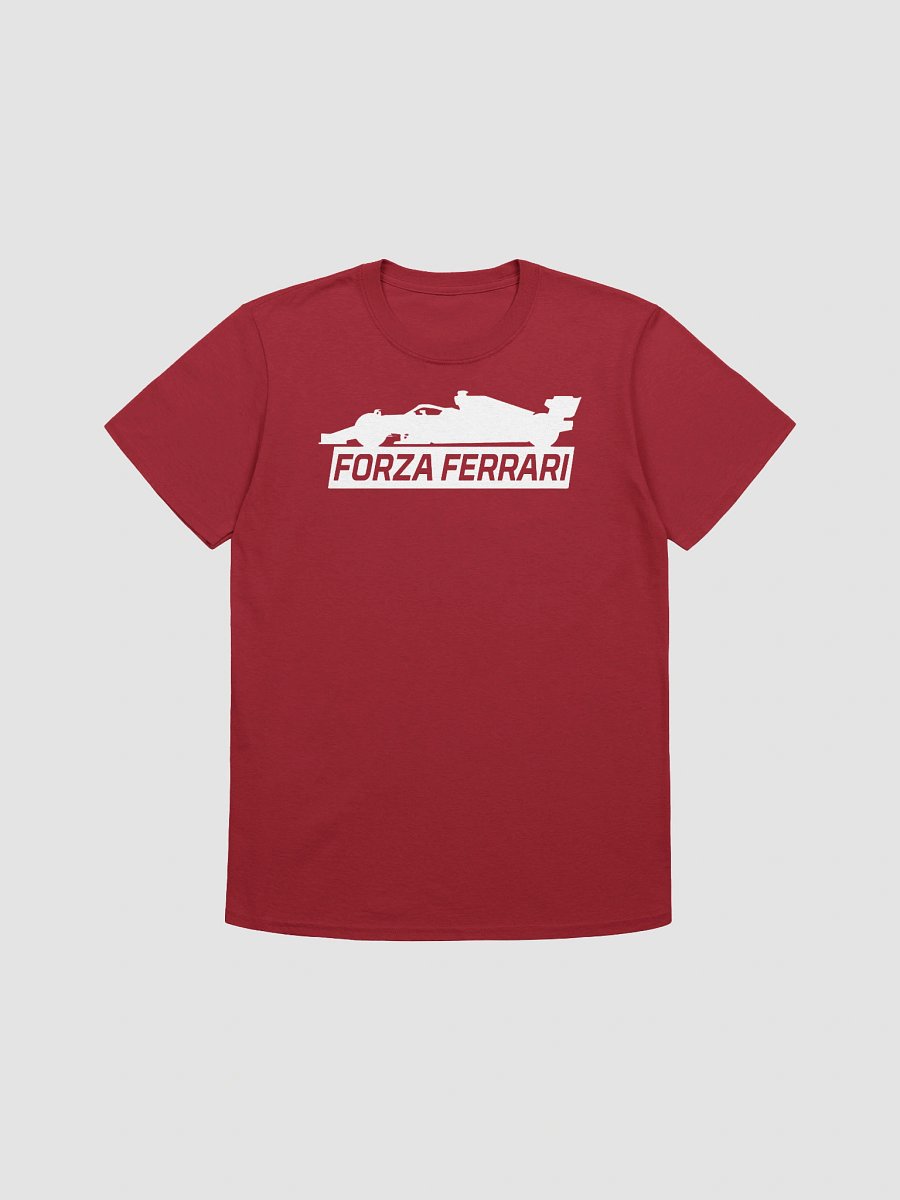 Forza Ferrari F1 Car Silhouette T-Shirt - Iconic Scuderia Motorsport Fan Gear product image (1)