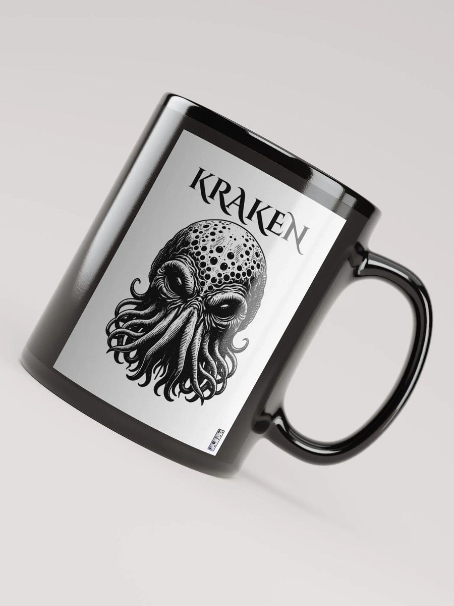 Mythical Kraken Black Glossy Mug product image (8)
