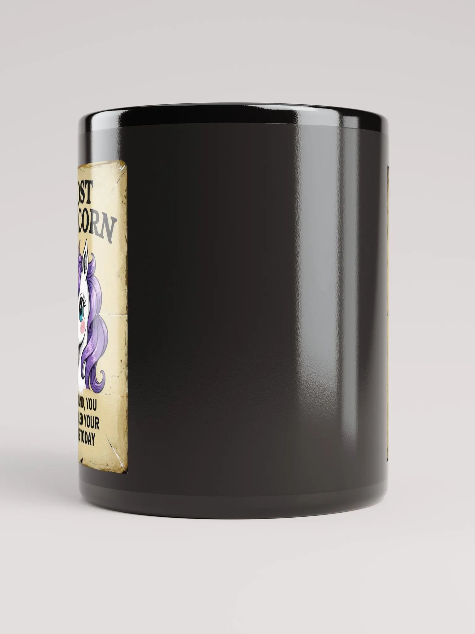 Lost Unicorn Black Mug product image (10)