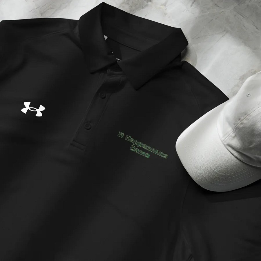 Men's Polo Shirt - Embroidered - It Happennnns Camo product image (7)