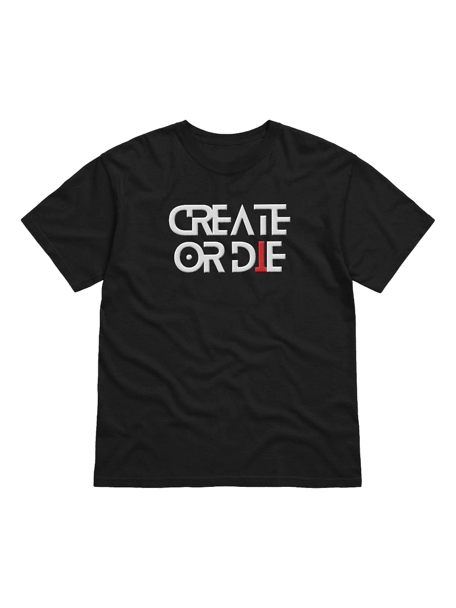 Create or Die Embroidered Tee product image (1)
