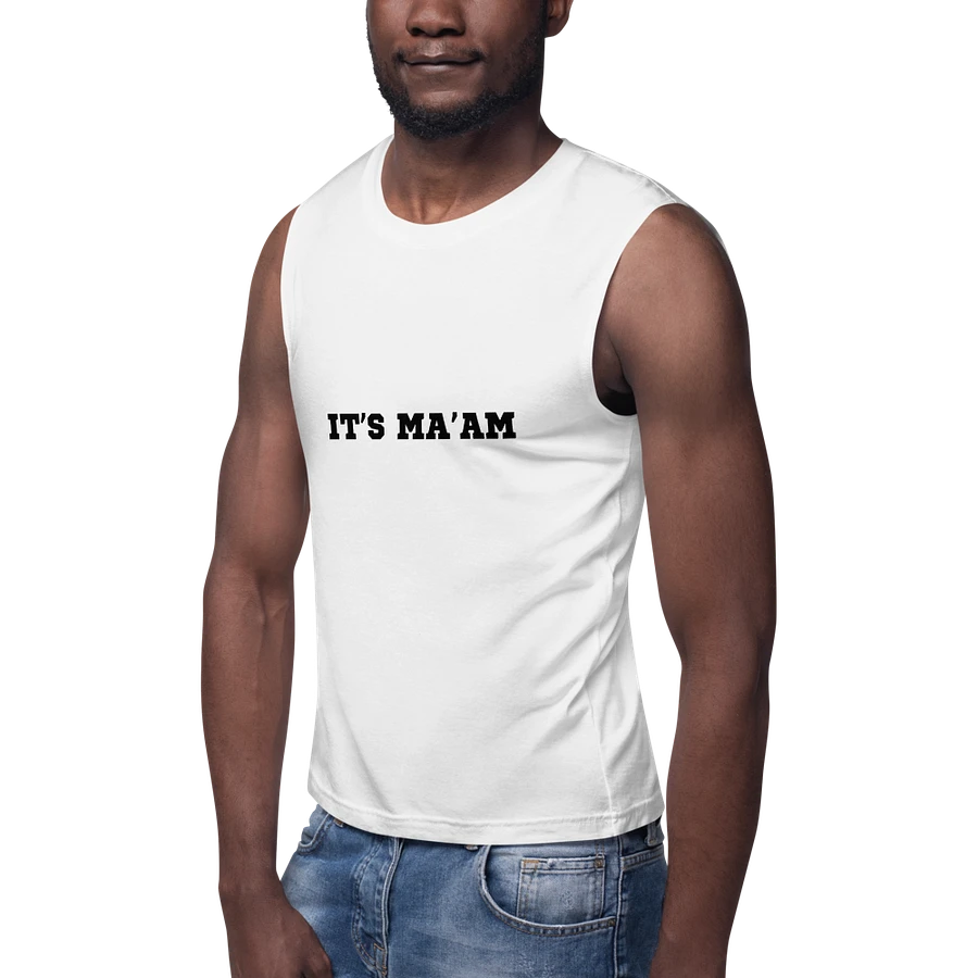 IT'S MA'AM UNISEX MUSCLE TEE product image (7)