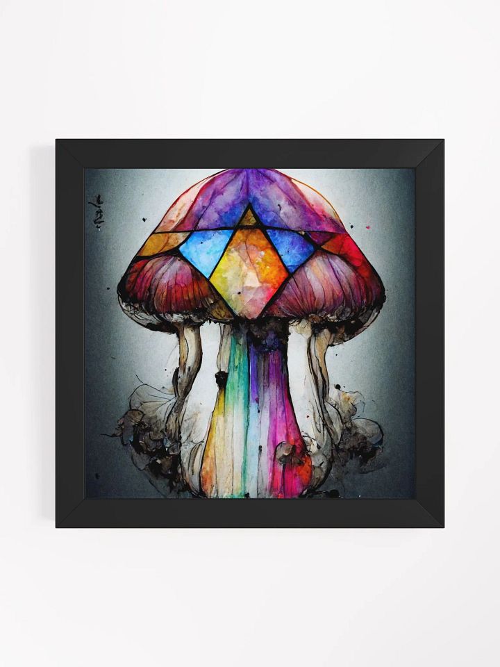 Vibrant Ayous Wood Framed Matte Poster product image (3)