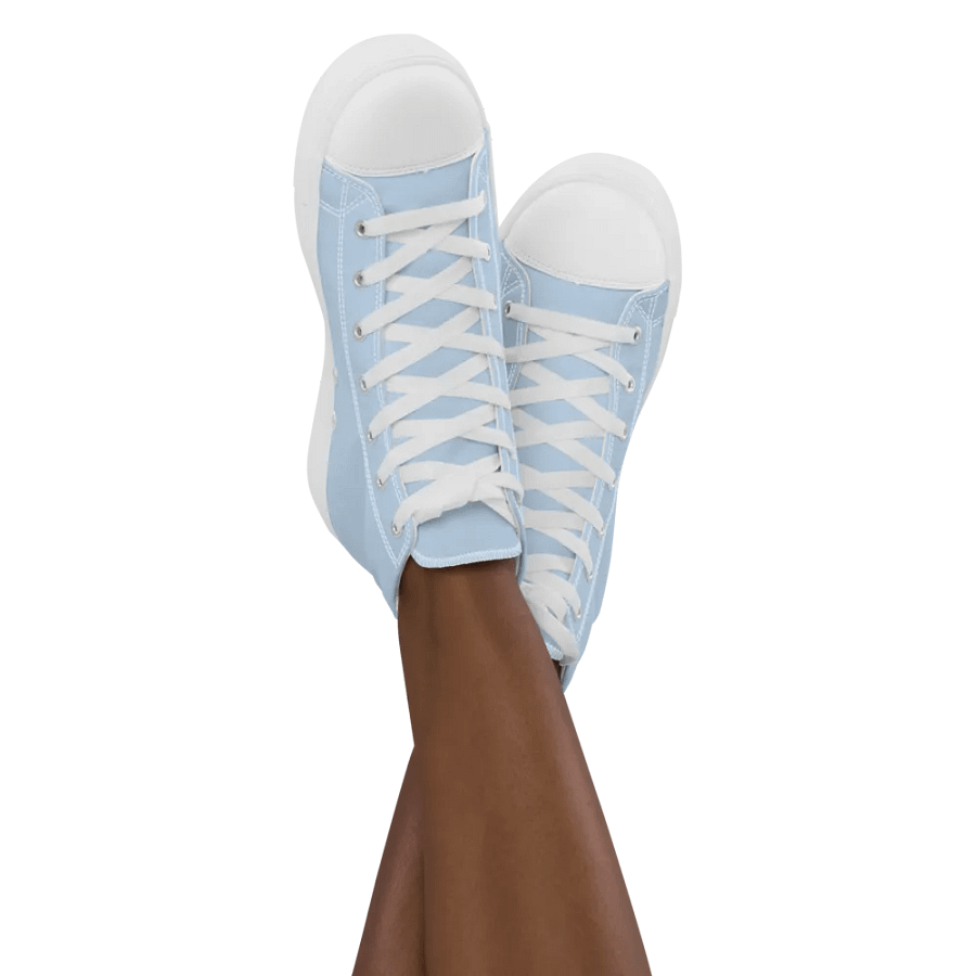 Retro Vibes High Top Canvas Shoes product image (11)