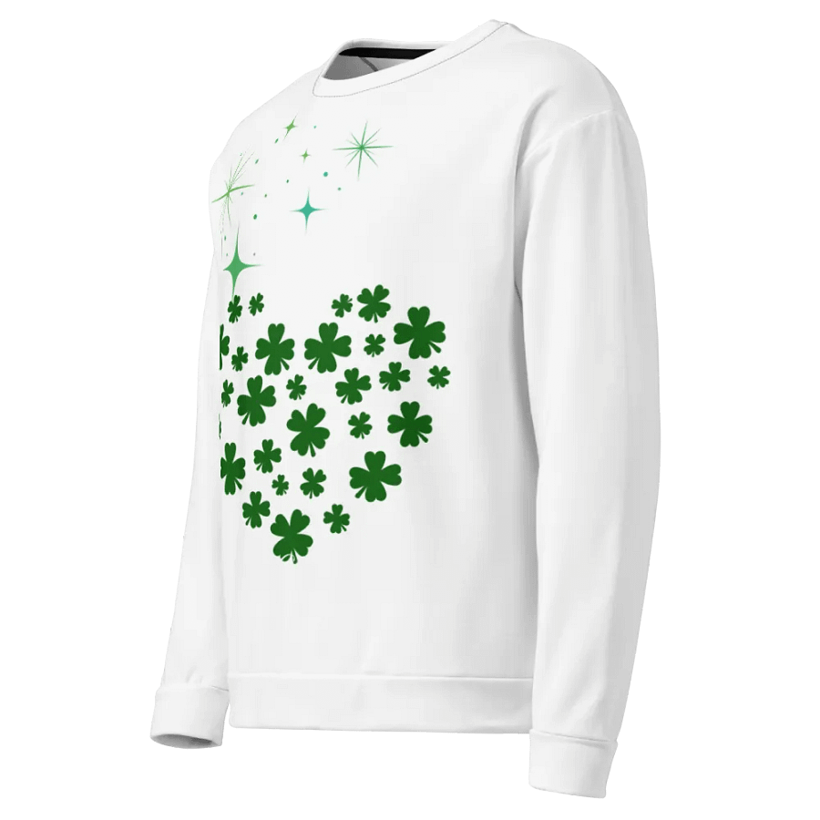 Whimsical Clover Heart All-Over Sweatshirt product image (3)