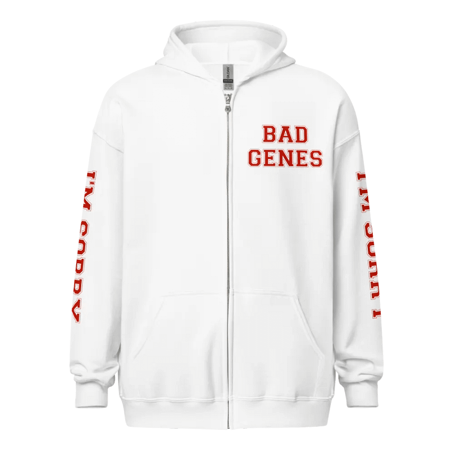 (2 sided) Bad Genes zip hoodie product image (3)