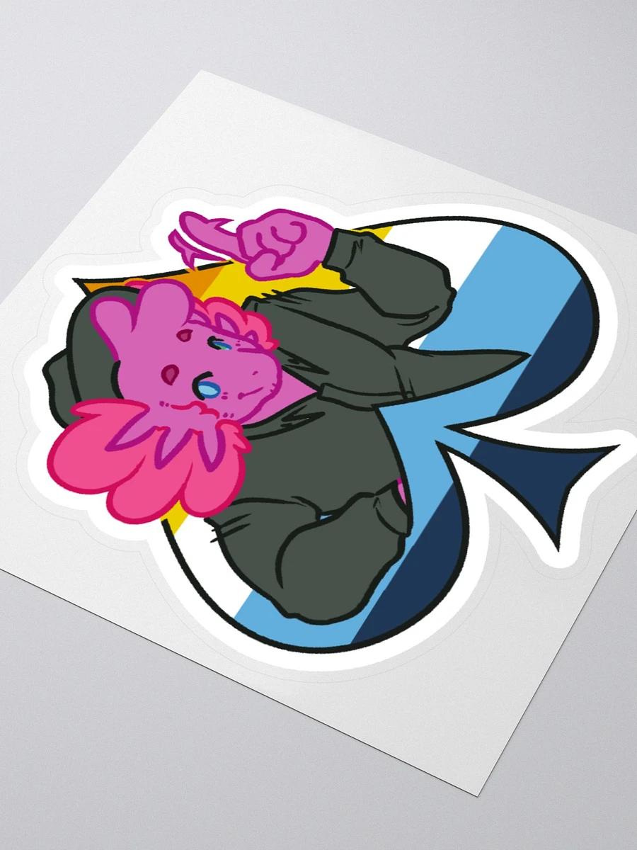 Aro-Ace in Spades | Kiss-Cut Holo Sticker product image (3)