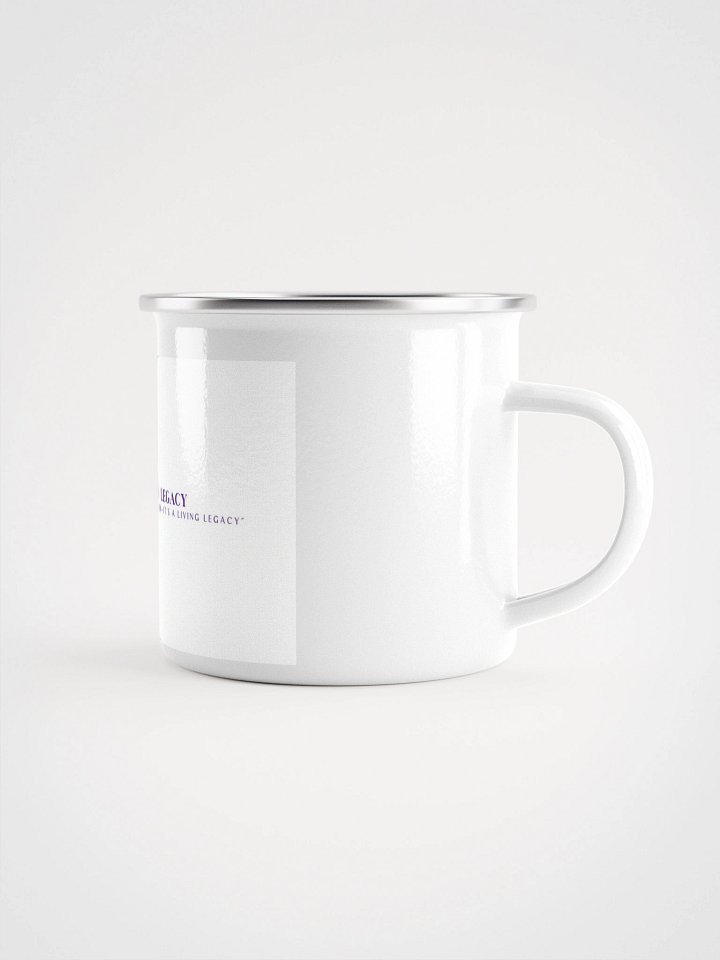 MerLotus Legacy Original Classic Enamel Mug 🌸 Slow and Strong. Rooted and Rising. product image (1)