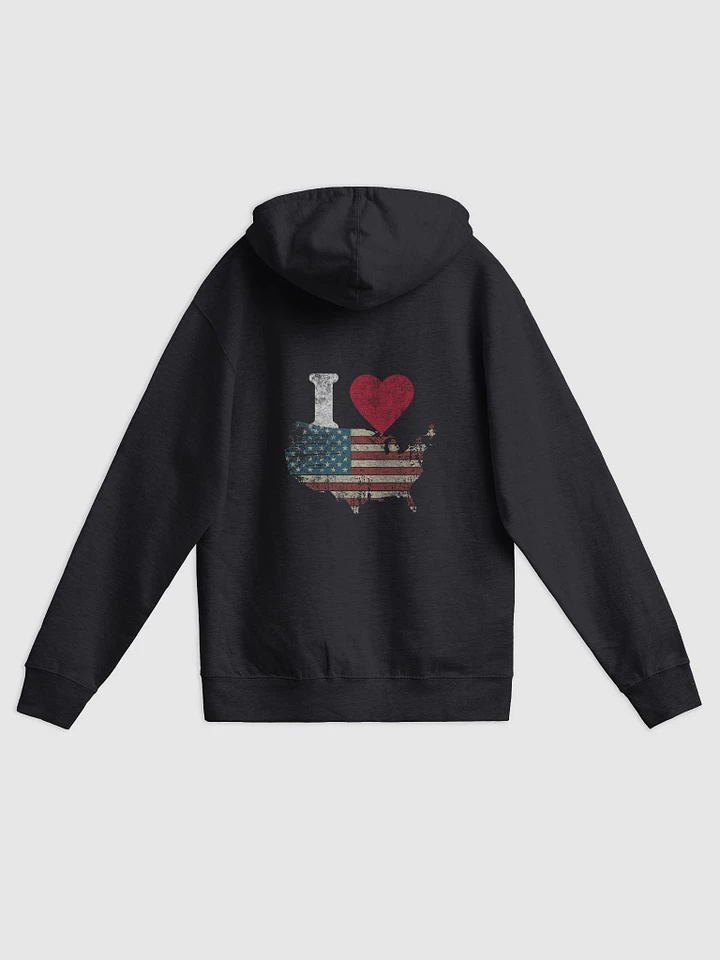 I Love the USA - Zip Up Hoodie product image (5)