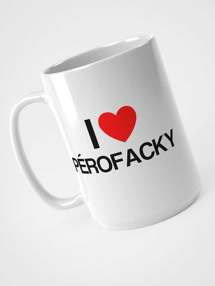 I ♥️ Perofacky mug product image (1)