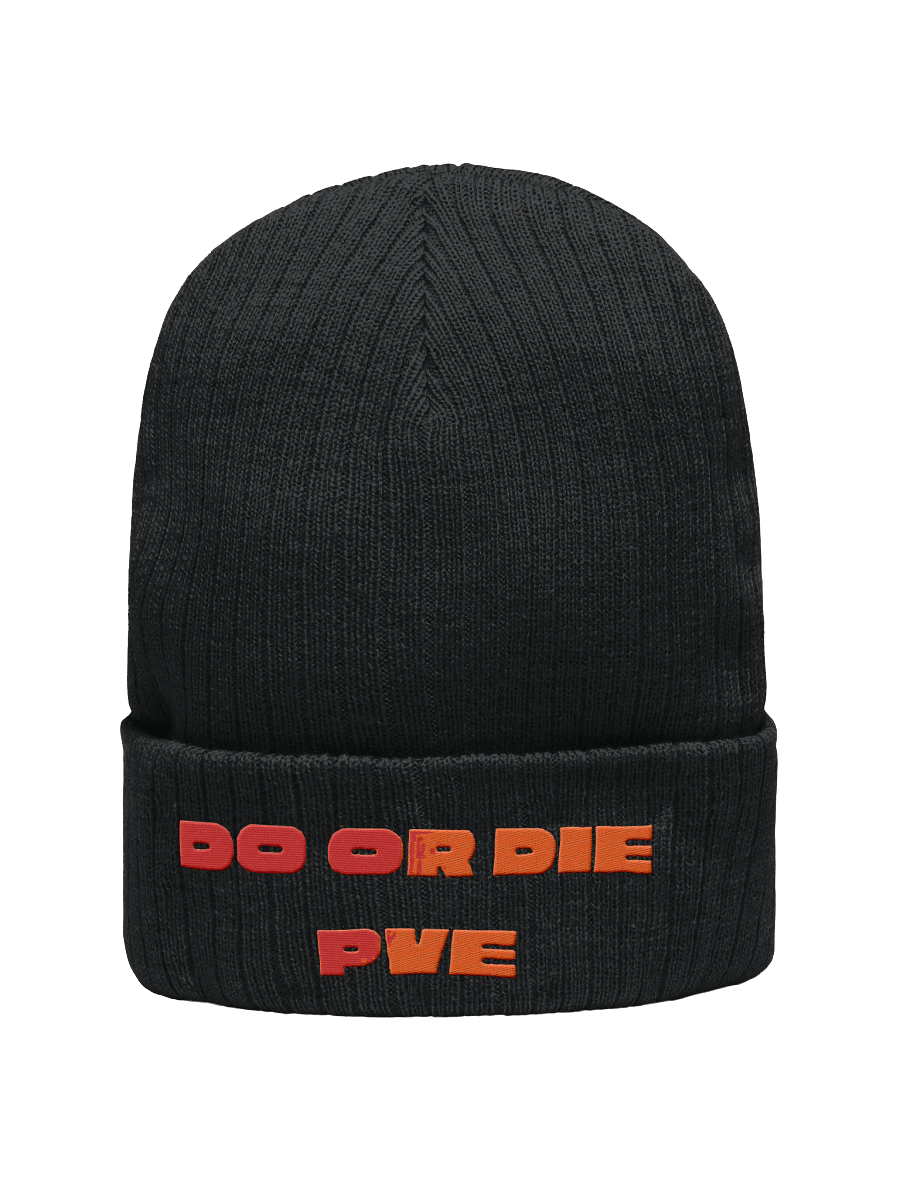 Reclaimed Power Ribbed Beanie - Red & Orange product image (1)