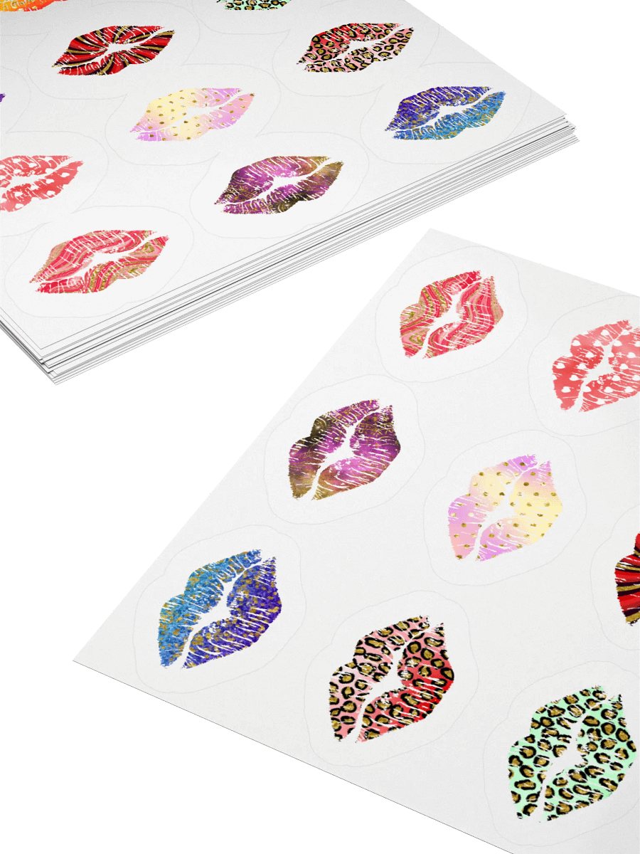 Colorfull Kisses - Kiss Cut Stickers product image (10)