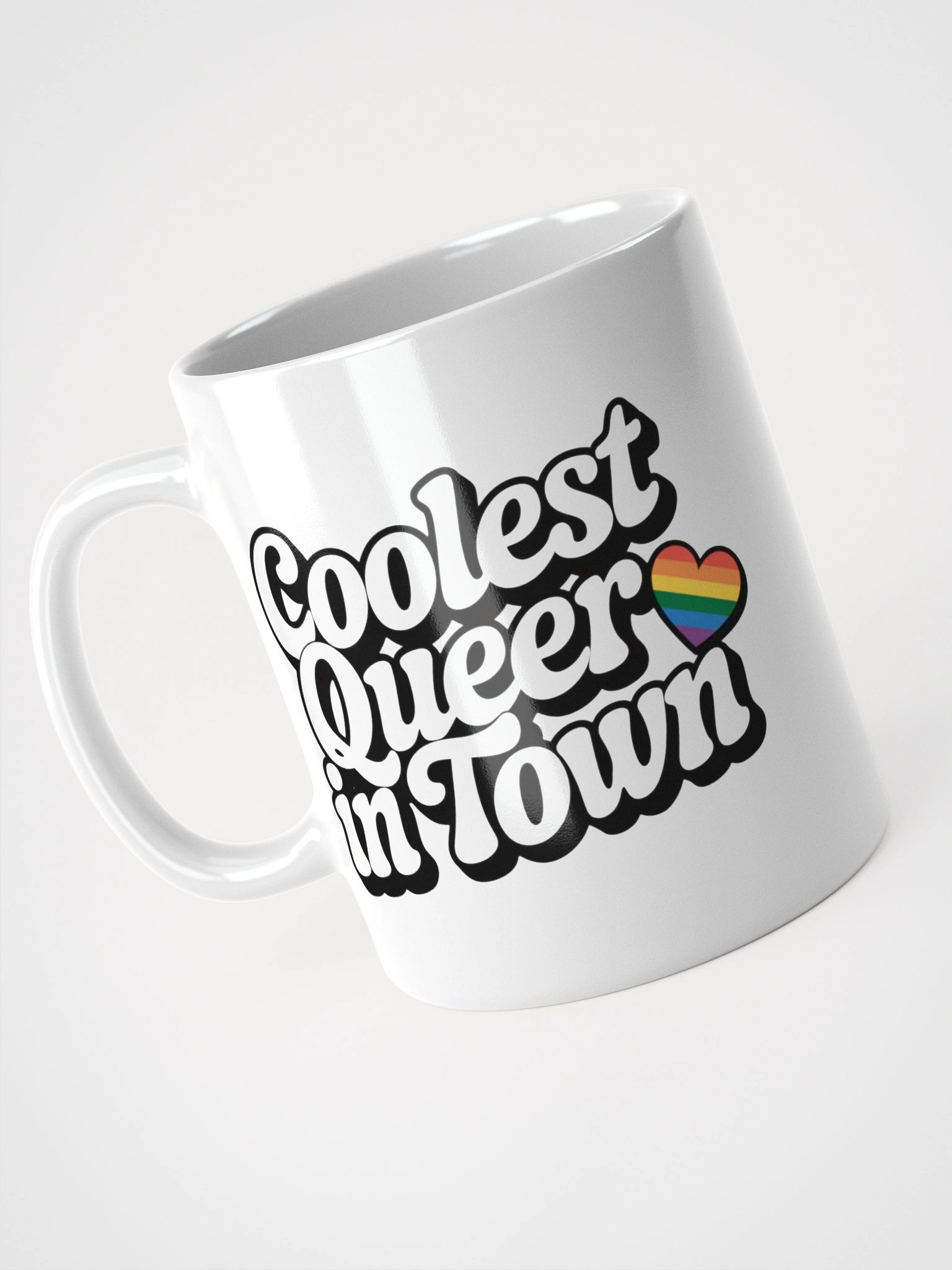 Rainbow Heart Coolest Queer Mug product image (2)