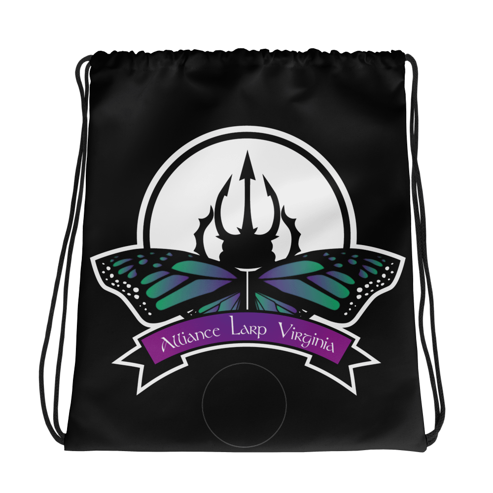 Black Draw String Bag product image (1)