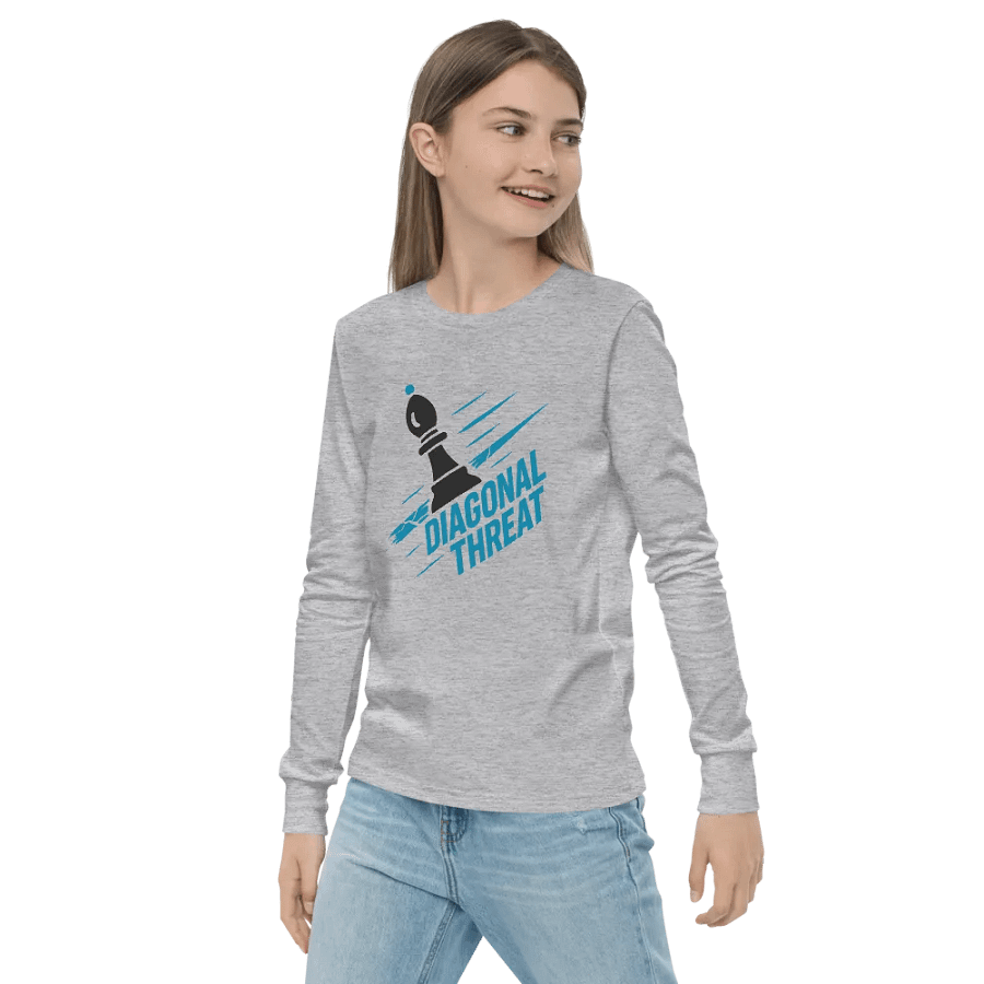 Diagonal Threat - Youth Long Sleeve T-Shirt product image (4)