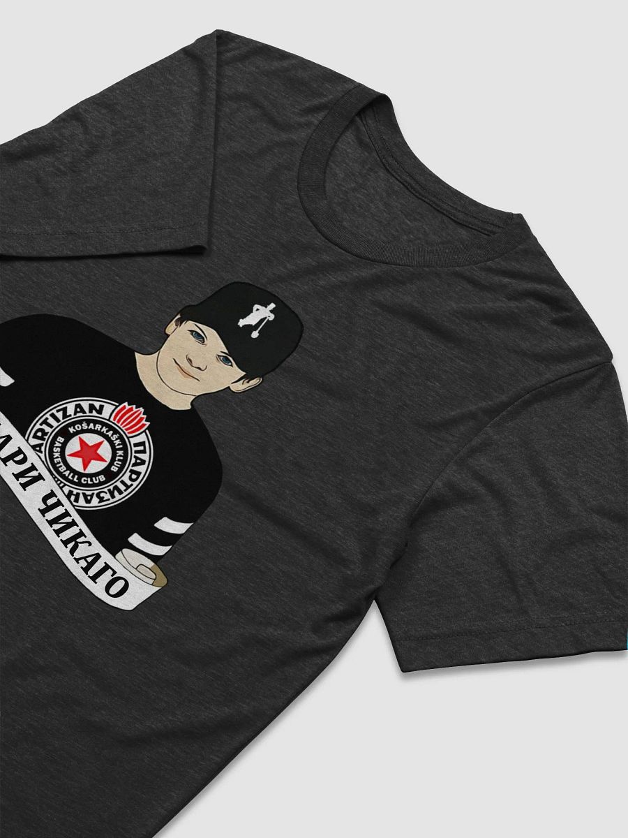Grobari Čikago KK Partizan Bella+Canvas Triblend Short Sleeve T-Shirt product image (3)