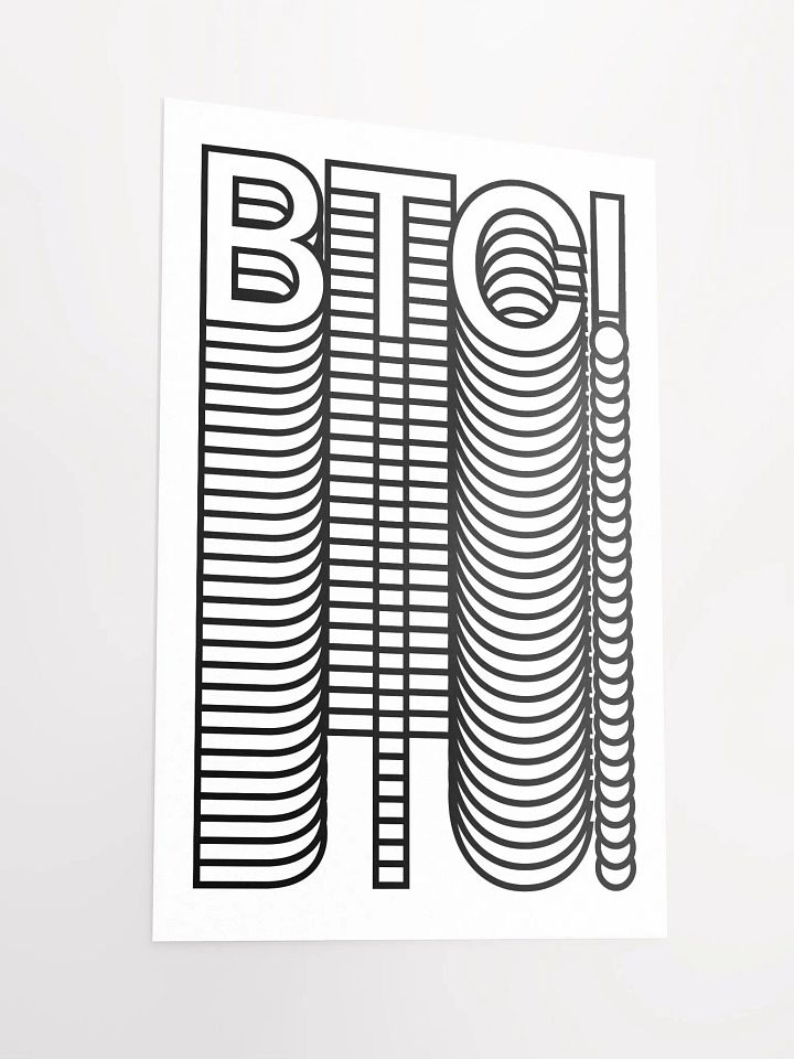 BTC! STACKS POSTER product image (3)