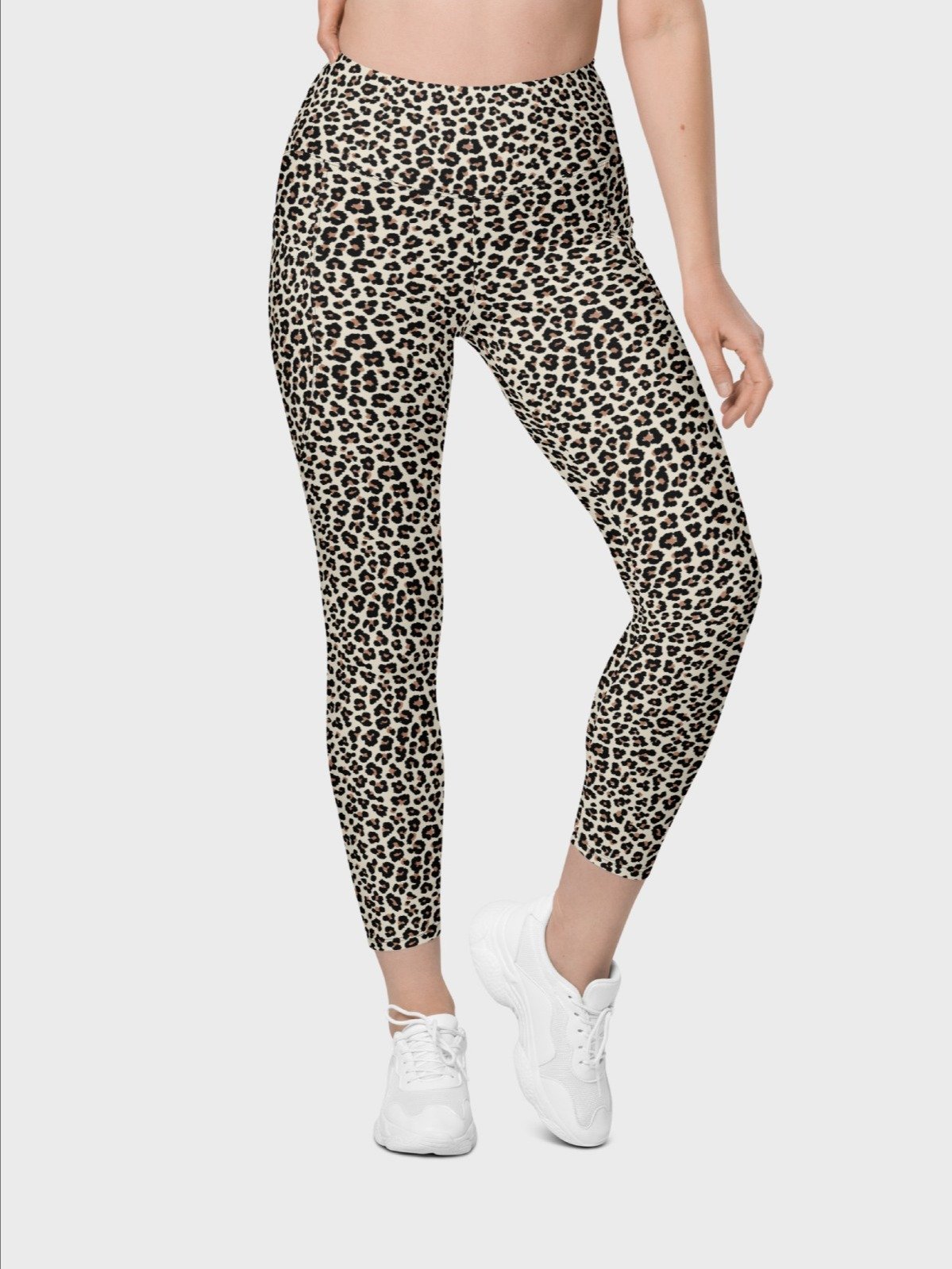 Leggings with Pockets "Abstract Animal Leopard Skin Fur Pattern" product image (4)