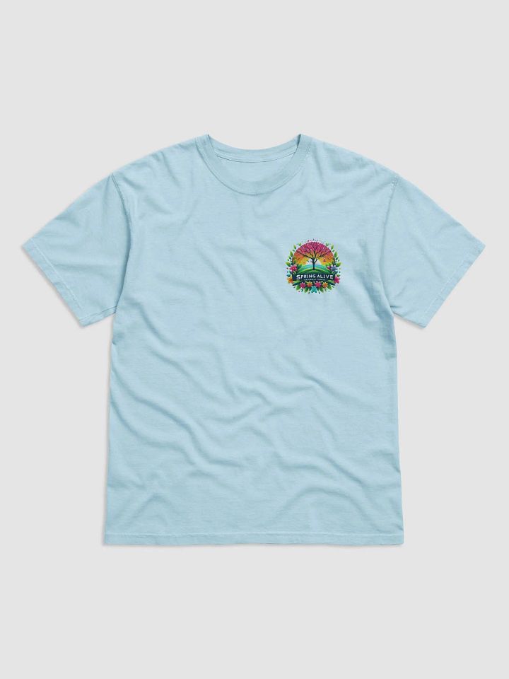 Spring Alive: Radiant Tree Illustration T-Shirt product image (3)