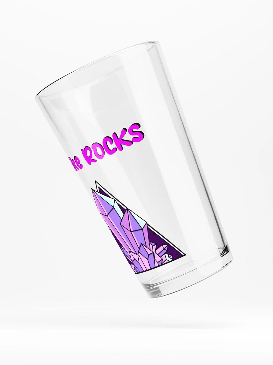 I Like Rocks Pint Glass product image (3)