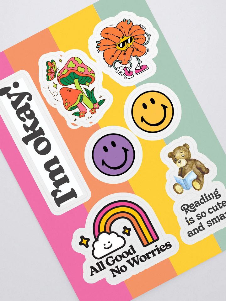 Cute Day Sticker Sheet 1 product image (1)
