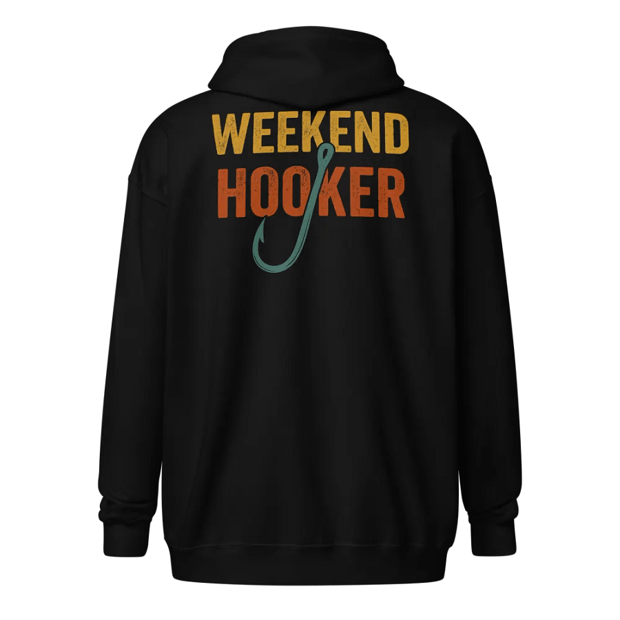 Weekend Hooker - Reel Fun zip-up hoodie for Fishing Enthusiasts product image (1)
