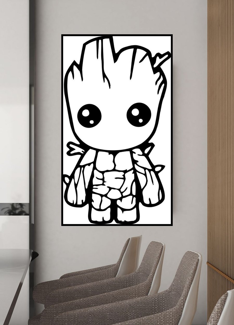 Adorable Baby Groot Decal product image (1)