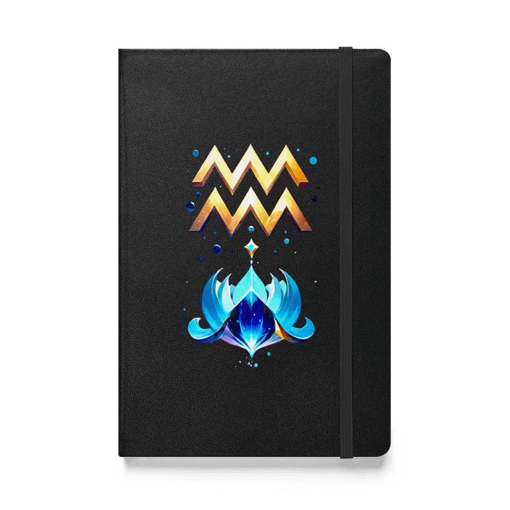 Aquarian Symbol w/Lotus on Journal product image (1)