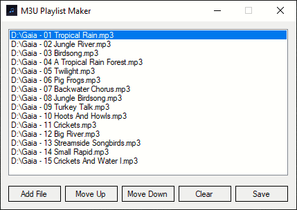 M3U Playlist Maker - Make simple mixed media M3U playlists for any media player product image (1)