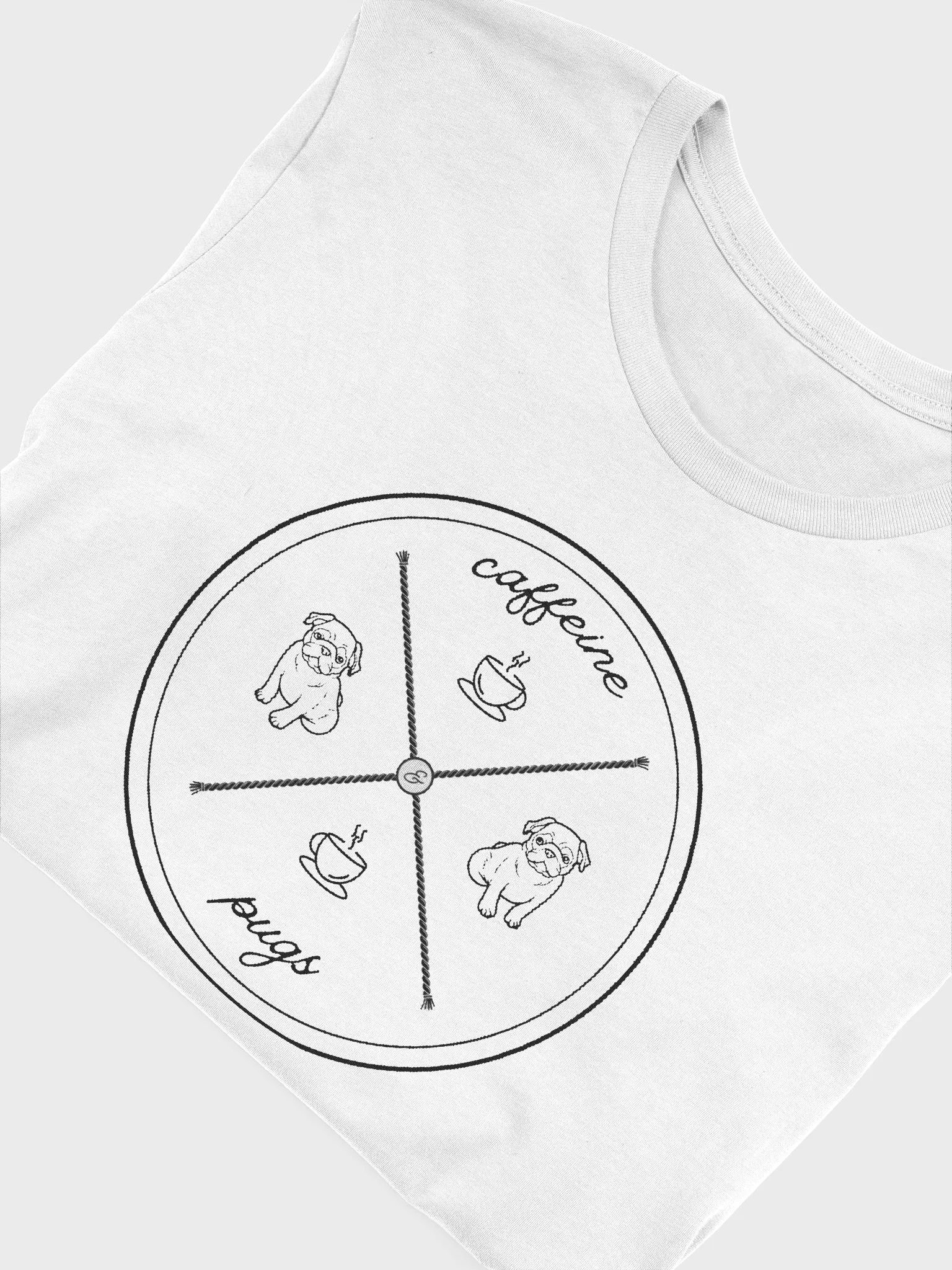 Women's Caffeine & Pugs Tee product image (5)