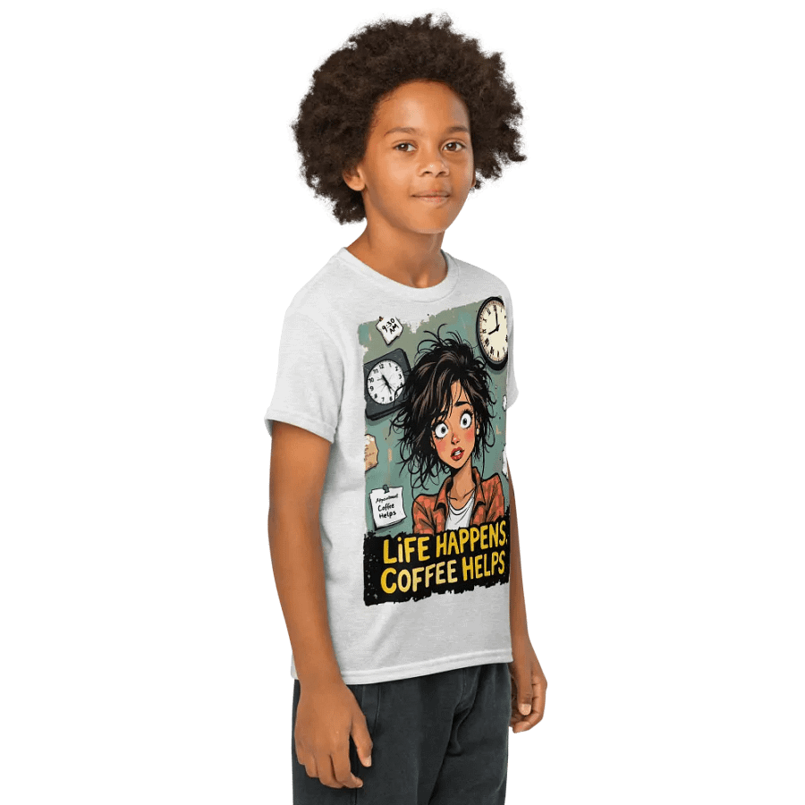 Life Happens Coffee Lover's Youth Tee product image (69)