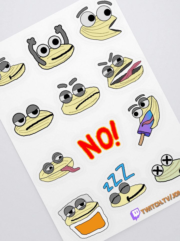 Jombie's Clam Stickers - Set #1 product image (2)